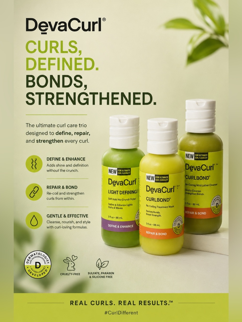 DevaCurl Trio Repair & bond